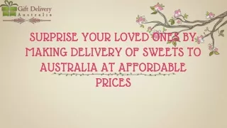 Order Online Sweets delivery in Australia