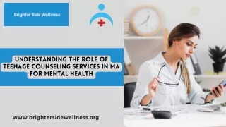 Understanding the Role of Teenage Counseling Services in MA for Mental Health