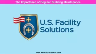 the importance of regular building maintenance