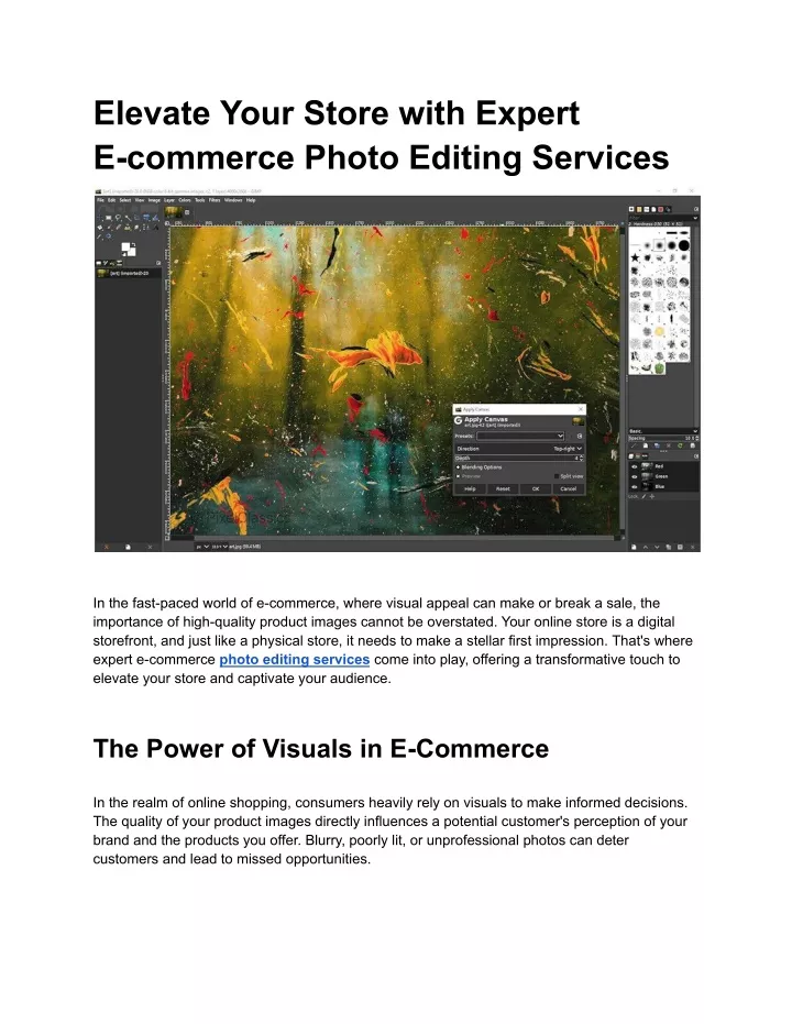 elevate your store with expert e commerce photo