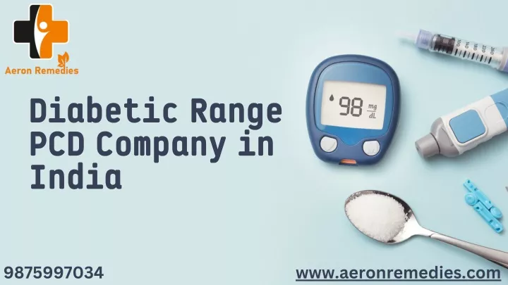 diabetic range pcd company in india
