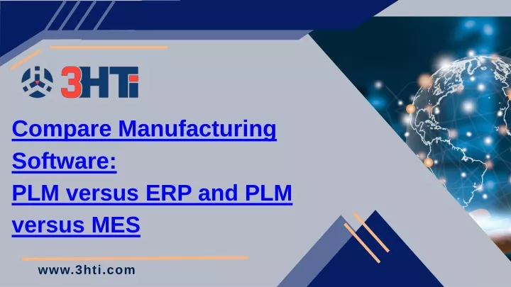 compare manufacturing software plm versus