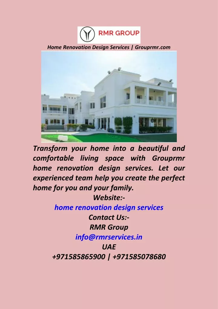 home renovation design services grouprmr com