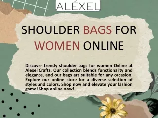 shoulder bags for women online