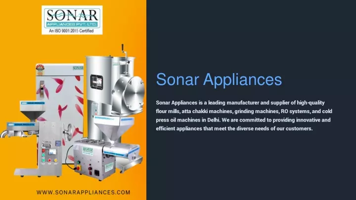 sonar appliances