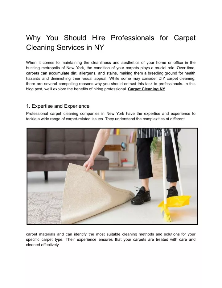 why you should hire professionals for carpet
