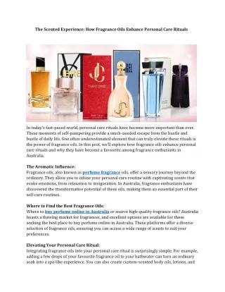perfume online australia