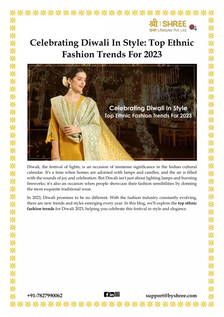 celebrating diwali in style top ethnic fashion