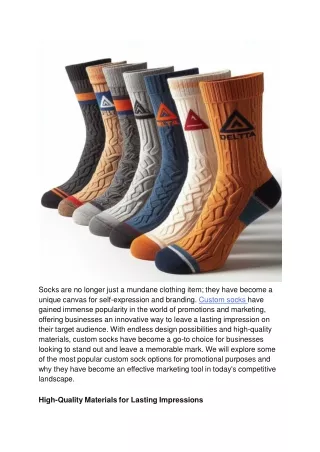 socks are no longer just a mundane clothing item