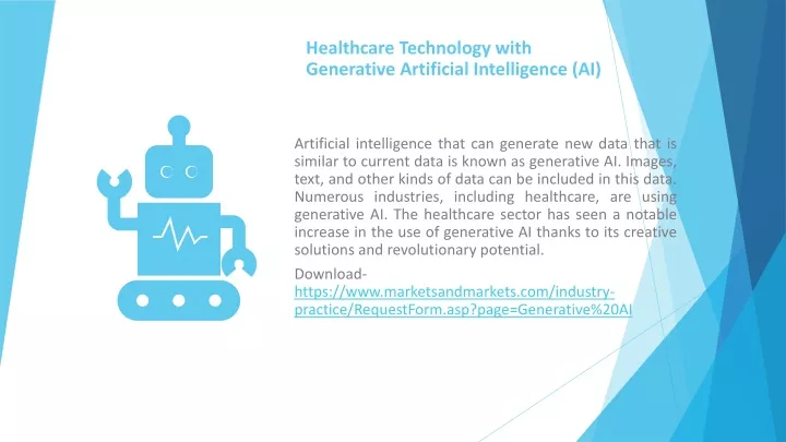 healthcare technology with generative artificial intelligence ai