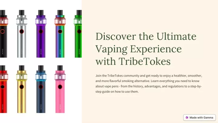 discover the ultimate vaping experience with