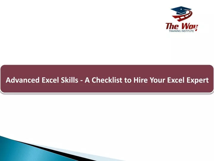 advanced excel skills a checklist to hire your