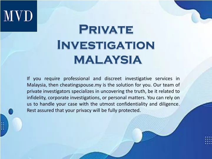 private investigation