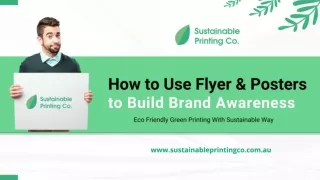 How to Use Flyer Posters to Build Brand Awareness