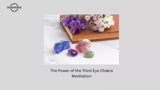 The Power of the Third Eye Chakra Meditation