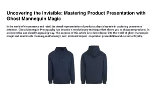 uncovering the invisible mastering product