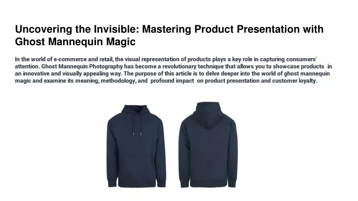 uncovering the invisible mastering product