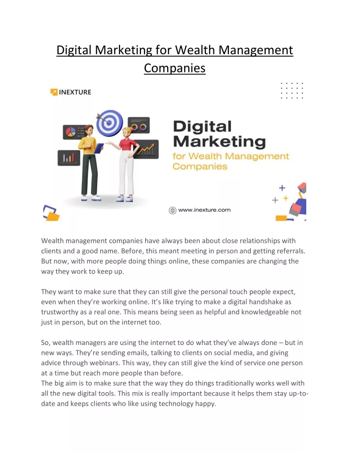 digital marketing for wealth management companies
