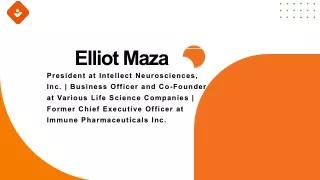 Elliot Maza - A Knowledgeable and Flexible Professional
