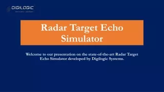 radar target echo simulator