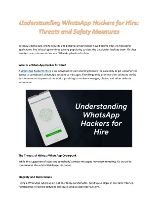 understanding whatsapp hackers for hire threats