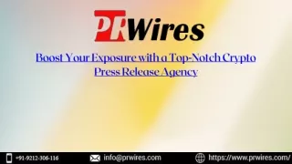 Boost Your Exposure with a Top-Notch Crypto Press Release Agency