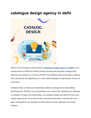catalogue design agency in delhi