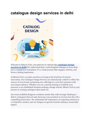 catalogue design agency in delhi