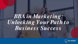 BBA in Marketing: Unlocking Your Path to Business Success