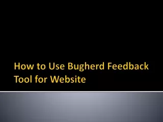 how to use bugherd feedback tool for website
