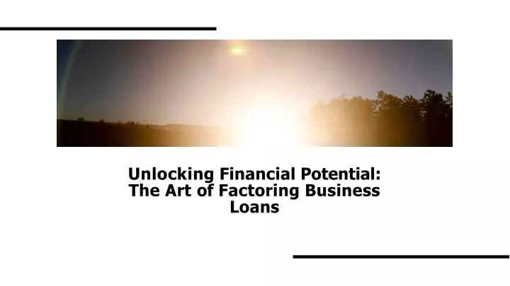 unlocking financial potential