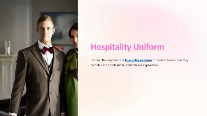 hospitality uniform