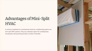 Advantages of Mini-Split HVAC