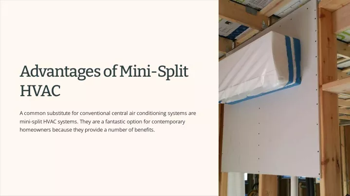 advantages of mini split hvac