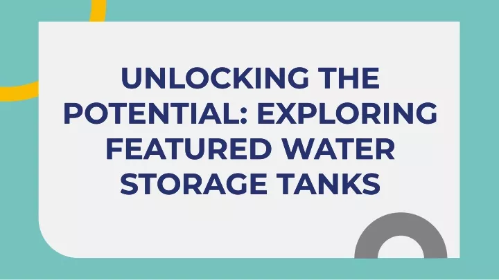 unlocking the potential exploring featured water