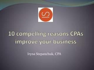 10 compelling reasons CPAs improve your business