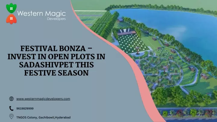 festival bonza invest in open plots