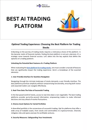 Optimal Trading Experience: Choosing the Best Platform for Trading Stocks