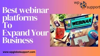 Best webinar platforms