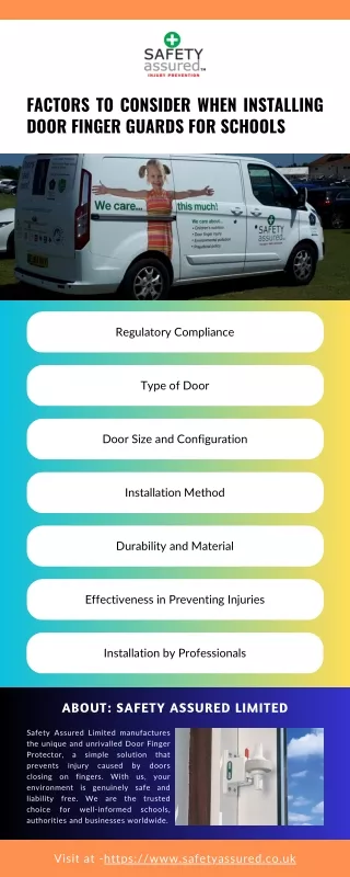 factors to consider when installing door finger