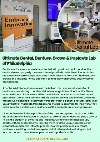 Ultimate Dental, Denture, Crown & Implants Lab of Philadelphia