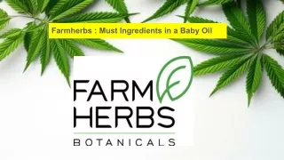 Farmherbs :100% Herbal Beauty and Baby Products