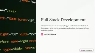 Mastering the Digital Realm: Full Stack Development Demystified