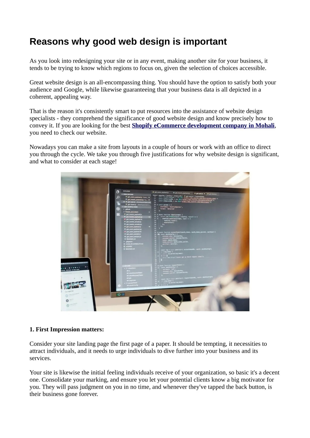 PPT - Reasons why good web design is important PowerPoint Presentation ...
