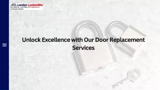 Unlock Excellence with Our Door Replacement Services