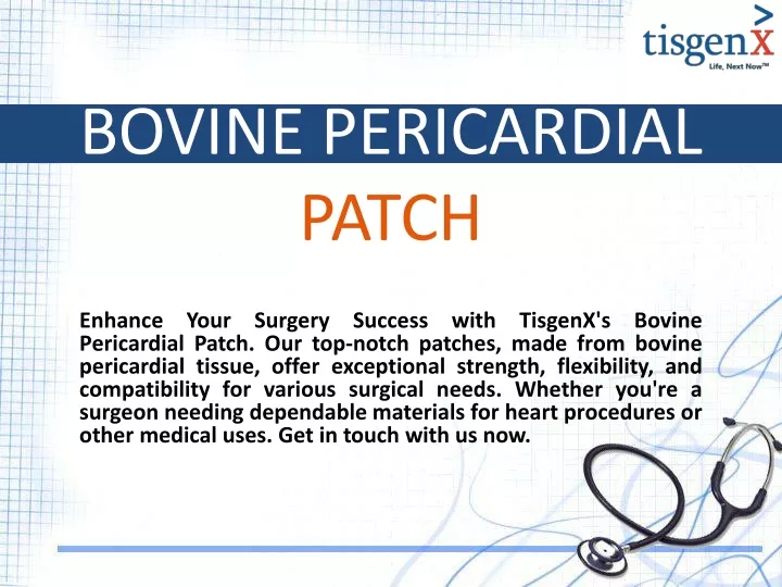 bovine pericardial patch