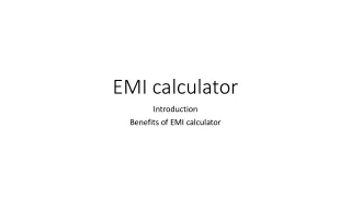 EMI calculator