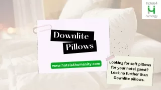 Downlite Pillows for Hotel | Hotels4humanity