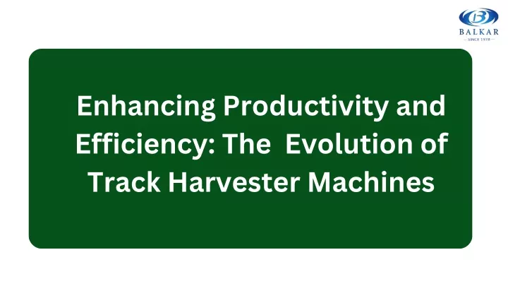 enhancing productivity and efficiency