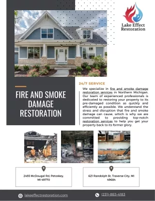 Fire & Smoke Damage Restoration